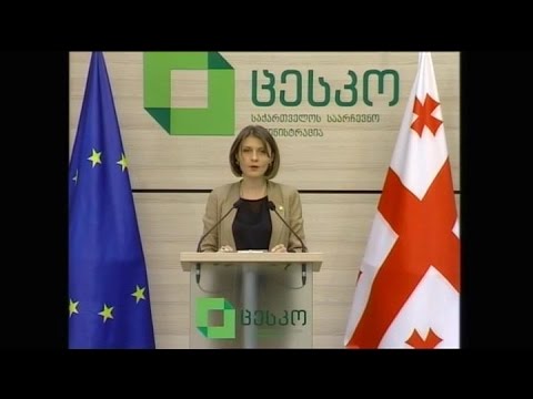 ცესკო-ს პრესსპიკერის ანა მიქელაძის ბრიფინგი