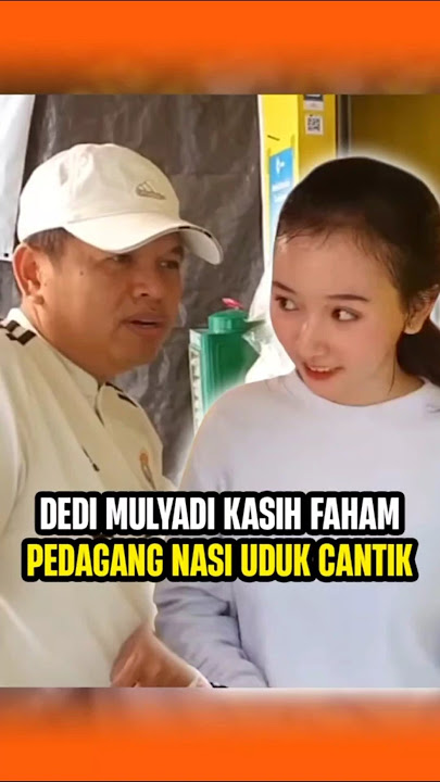 DEDI MULYADI GIVES UNDERSTANDING TO BEAUTIFUL UDUK RICE SELLERS #kdm #kangdedimulyadi #dedimulyadi