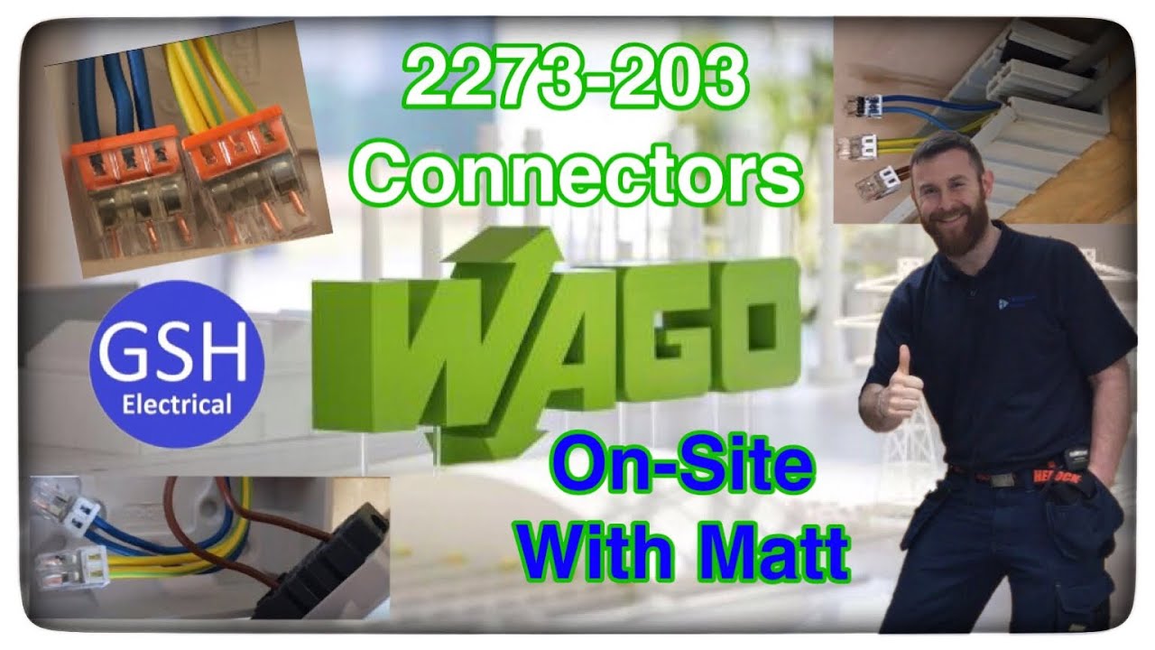 Wago 2273-203 Connectors - taking the Supply to the Light Switch - On-Site  With Electrician Matt 