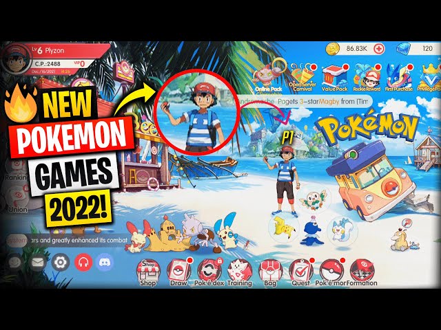 Top 12 Best Online POKEMON games on Mobile & Top OFFLINE Pokemon