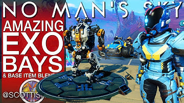 Geweldige Exocraft Geobay gecombineerde basisitems No Man