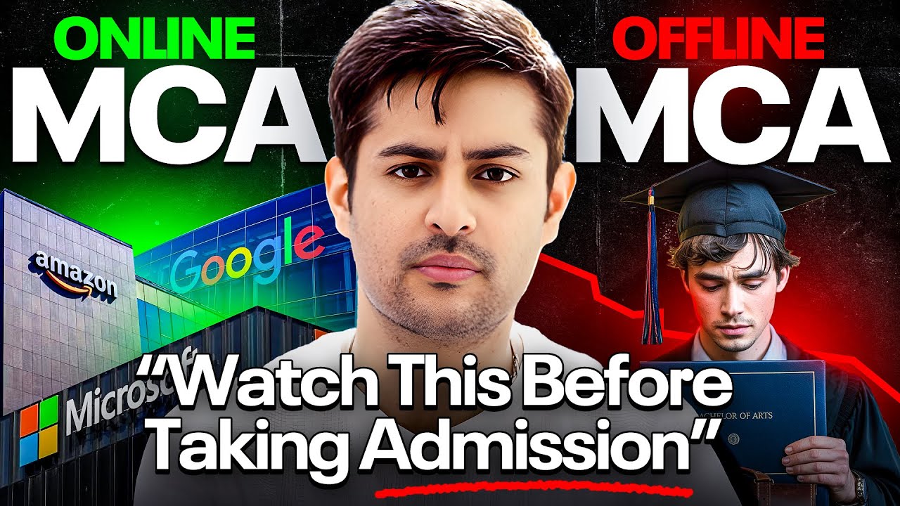 Online MCA vs Offline MCA in 2025 🔥 Which is Better for Career & Placement?