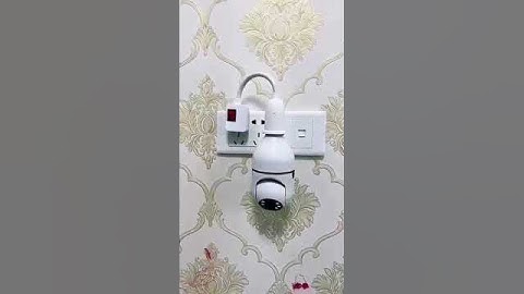 E27 Wireless WiFi Light Bulb Camera – 360° HD Full-Color Home Security Monitoring with Mobile Remote