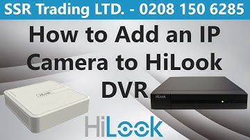 How to Add a Hikvision HiLook IP PoE Camera on Hikvisions Latest Analog Hi Look DVR via PoE Switch