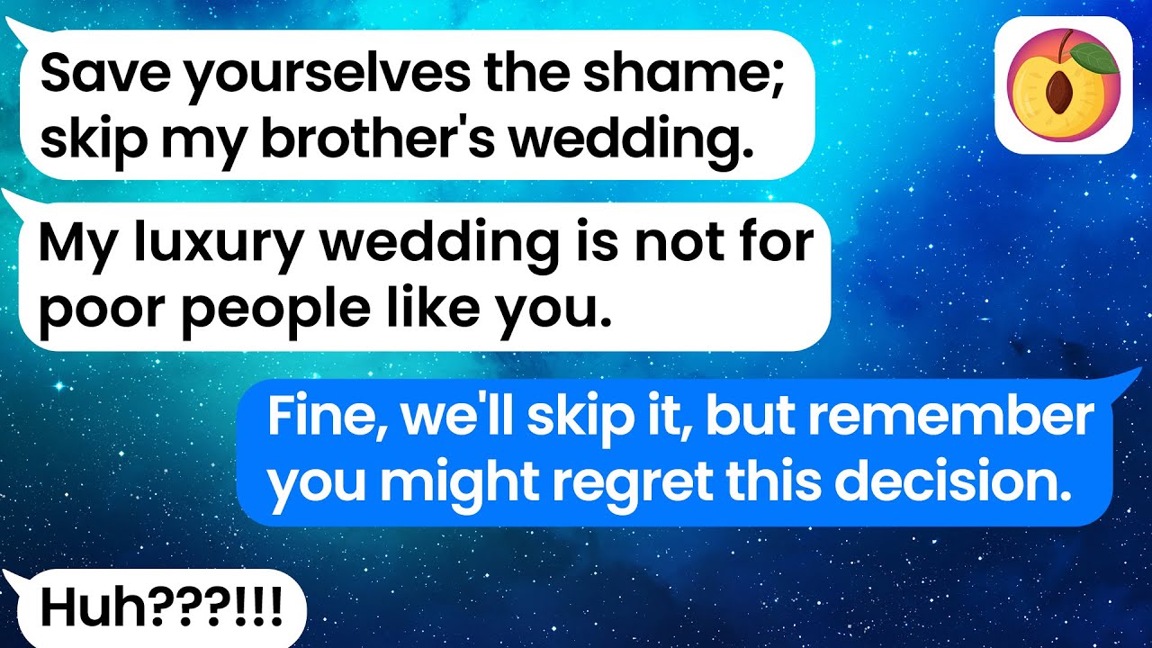 My Sis Disgraced Me & Kicked Me Out Of Her Wedding. Nothing Prepared ...