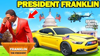 GTA 5 : Franklin become THE PRIME MINISTER in GTA 5 | SHINCHAN and CHOP
