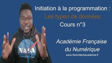 Les types de données en Python (string, integers, floats)