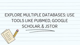 Celebrity Explore Multiple Databases: Use tools like PubMed, Google Scholar & JSTOR Net Worth