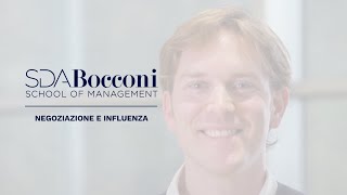 NEGOZIAZIONE E INFLUENZA - MOSCHI | SDA Bocconi