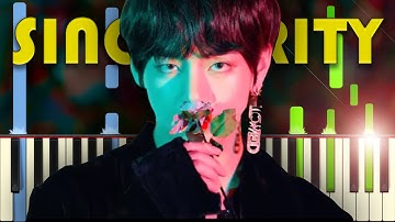 방탄소년단 BTS - SINGULARITY - Piano Tutorial