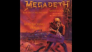 Megadeth - The Conjuring Bass backing track (With vocals)