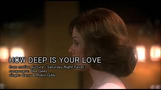 how Deep Is Your Love   Clip Saturday Night Fever