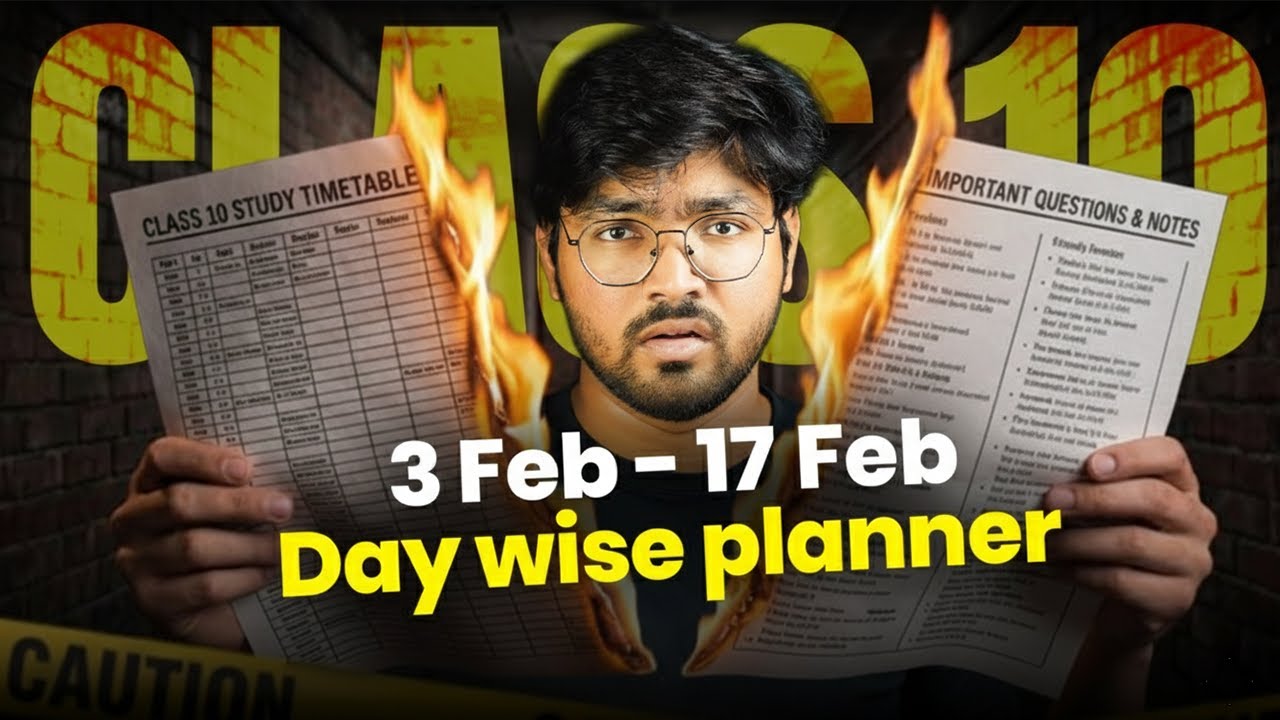 Class 10 - 1 Feb to 17 Feb FINAL Day-Wise & Subject-Wise Planner (that actually works)