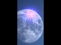 Asteroid hits Moon (not real)#asteroid#moon#meteor#shorts