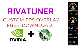 MSI Afterburner On-screen Display 2024 (RTSS Overlay) Custom FPS overlay