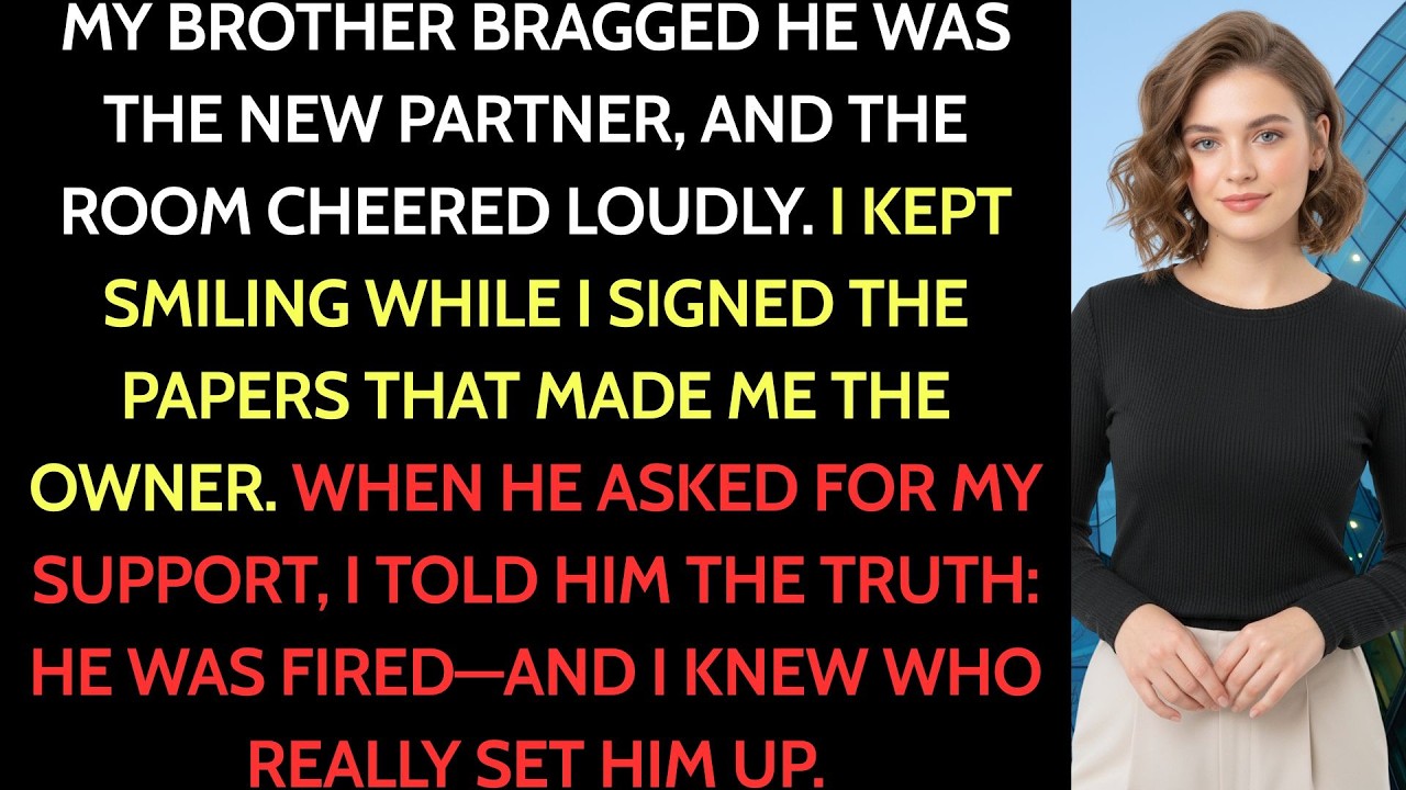 My Brother Bragged “I’m The New Partner”—I Bought The Company And Said “Actually, You’re Fired”...