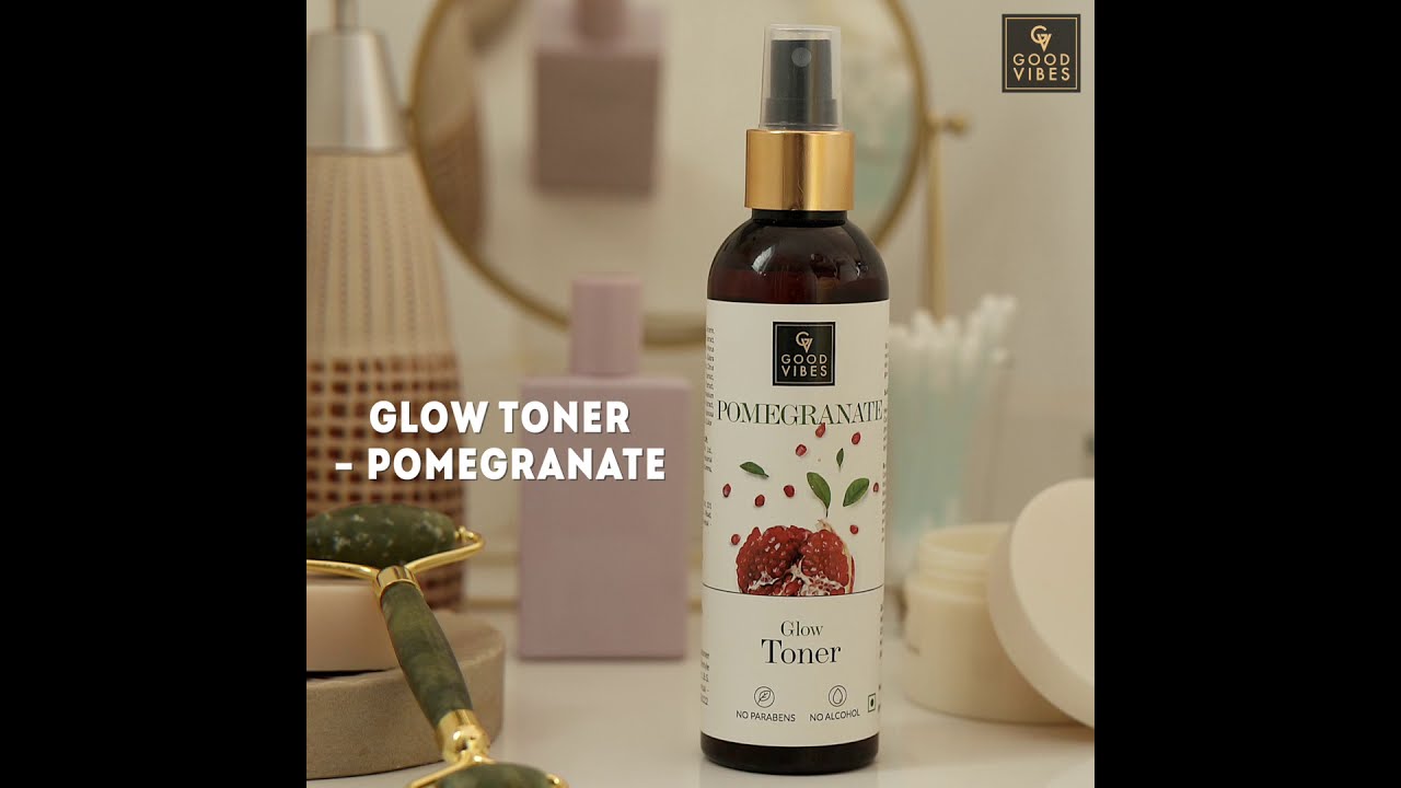 good vibes pomegranate glow toner