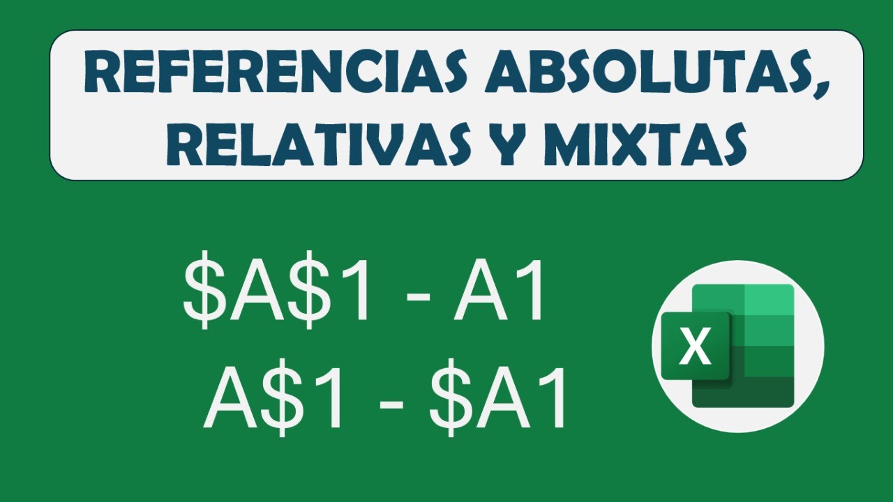 ¿Cómo y Cuándo DEBEMOS Fijar una Celda en Excel? REFERENCIAS ABSOLUTAS, RELATIVAS Y MIXTAS