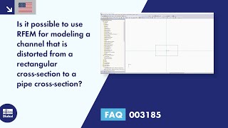 [EN] FAQ 003185 | Is it possible to use RFEM for modeling a channel that is distorted from a rect...