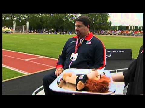 Athletics - men's shot put F52/53 Medal Ceremony - 2013 IPC Athletics
World Championships, Lyon