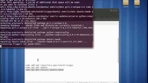 Tutorial:How to install Ubuntu Tweak 0.6.2 on Ubuntu 12.04/11.10.