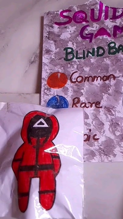 Squid game blind bag 😵#creative #youtubeshorts #viral #squidgame #