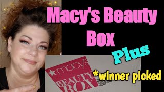 Unboxing Macys Beauty Box For April & Whole Foods Beauty Bag Winner Picked By Simply_ Steph