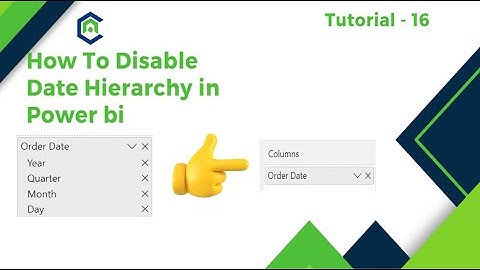 #powerbi #advanced #concepts #remove #date#hierarchy# (Video - 16)
