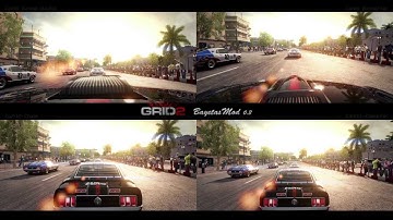 GRID2 BayetasMod 0.3 PC - Immersive Mod - 4 Cameras Comp #2 - Download Mod below