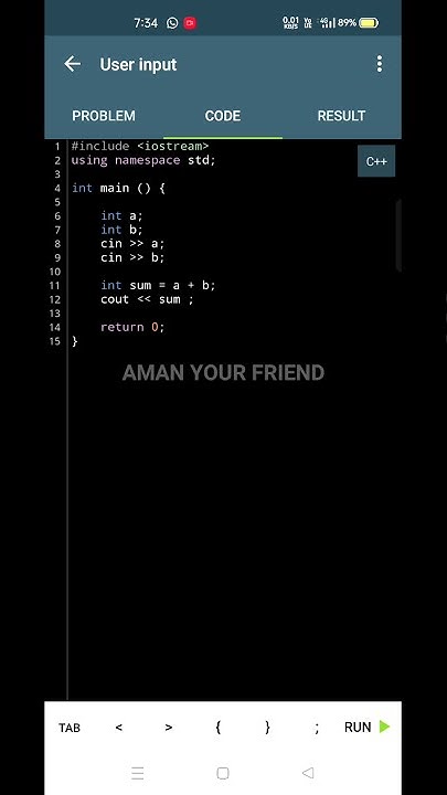 Write a program that takes two numbers as input, assigns those values ...