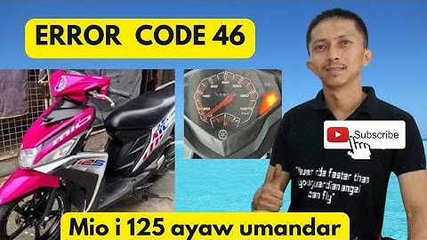 error code 46 yamaha mio i 125