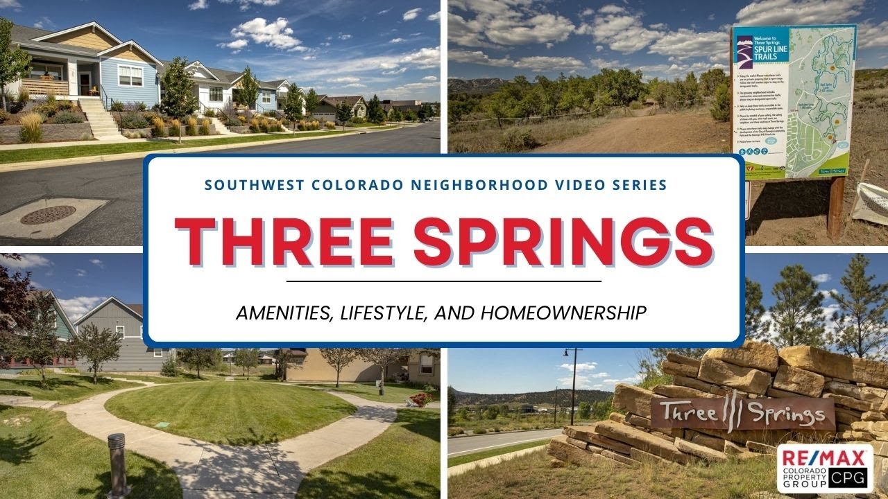 Neighborhood Tour of Three Springs, Durango, Colorado YouTube