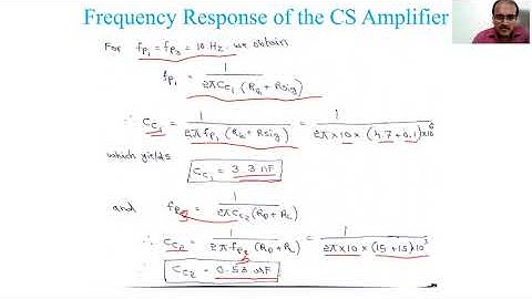 Lecture 25_Analog Circuits (18EC42) | Problems on Low Frequency Response of CS Amplifier | VTU