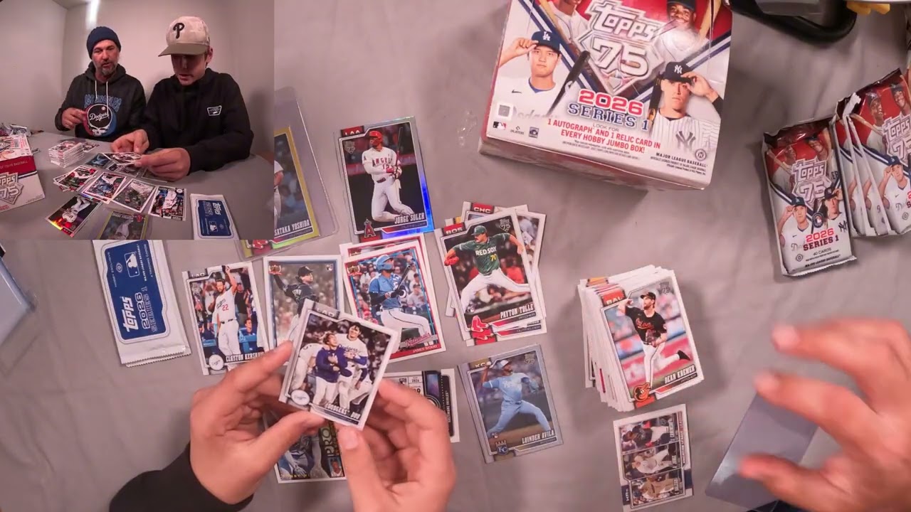Topps Series 1 2026 Jumbo Hobby Box Opening with the Boy and the Beard