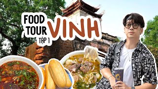 FOOD TOUR VINH TẬP 1 // Cháo Canh Bà Vinh, Cháo Lươn Bà Ngọ - Ẩm thực Xứ Nghệ.