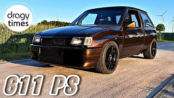 611 PS Opel Corsa A C20 LET 2.0L 16V Turbo AWD | Acceleration from 100-200 km/h - 60-130 mph