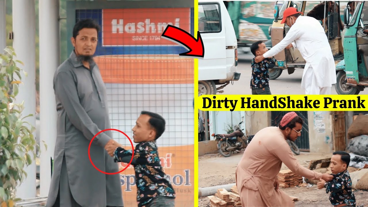 Dirty Handshake Prank Funny Public Prank New Talent 2021 YouTube