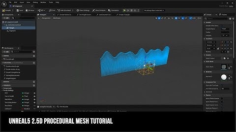 UE5 2.5D Procedural Mesh Section Part 1
