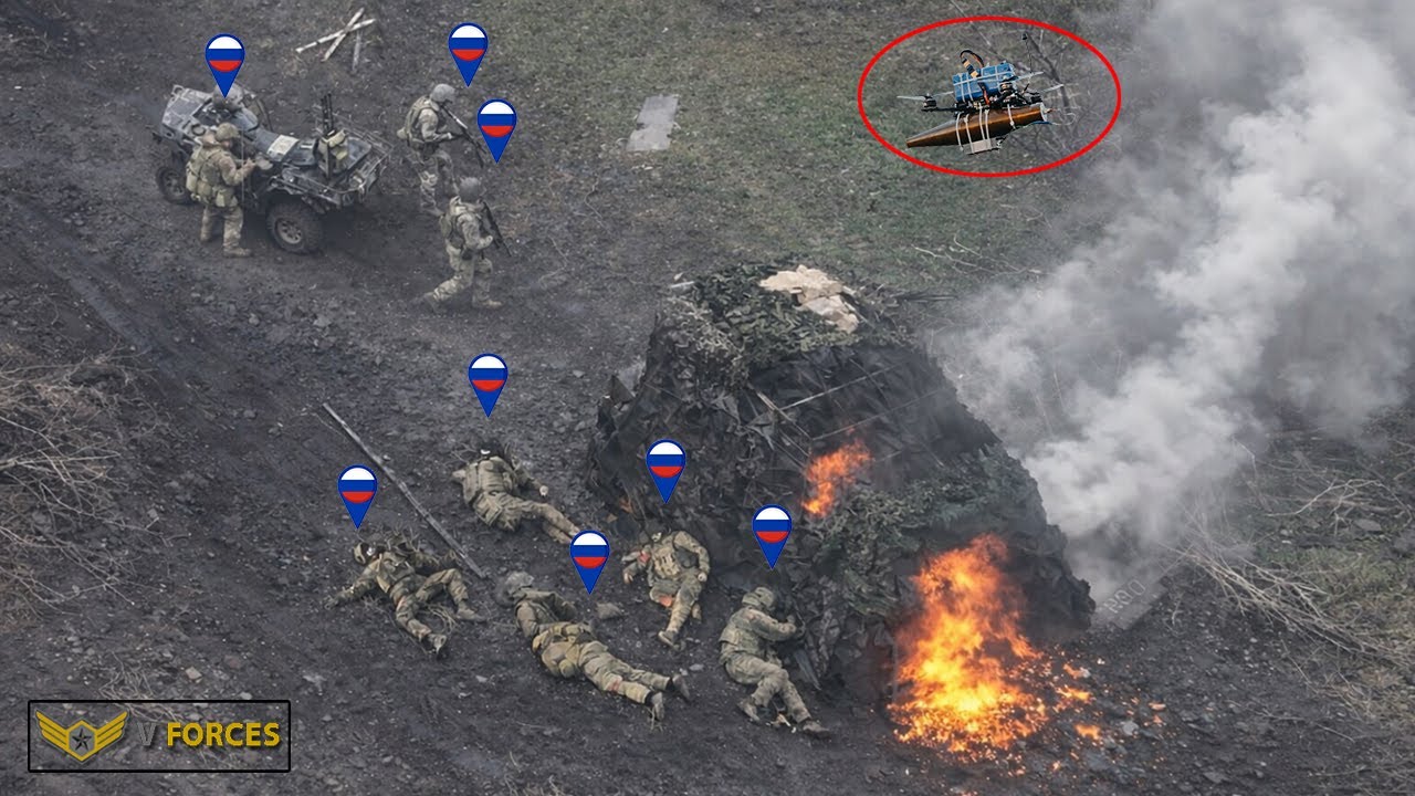 Ukrainian drones managed to wipe out a Russian troop convoy near ...