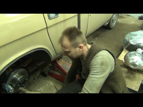 Задний мост от Volvo на Волгу! Установка!