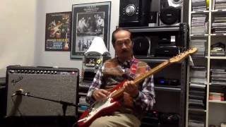 Henry Bui plays The Shadows : Don't cry for Me Argentina .