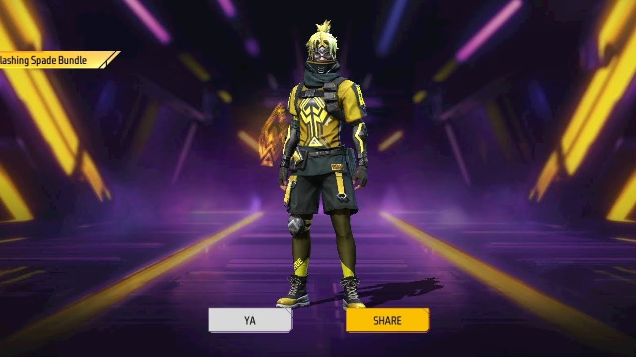 SPIN BUNDLE POKER FLASHING SPADE MODAL 1700 DM #freefire #freefireindonesia 