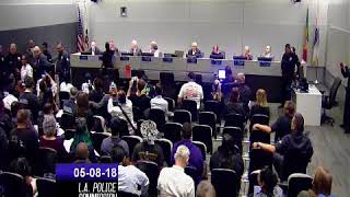 Woman Throws 'Ashes' at Los Angeles Police Chief During Meeting
