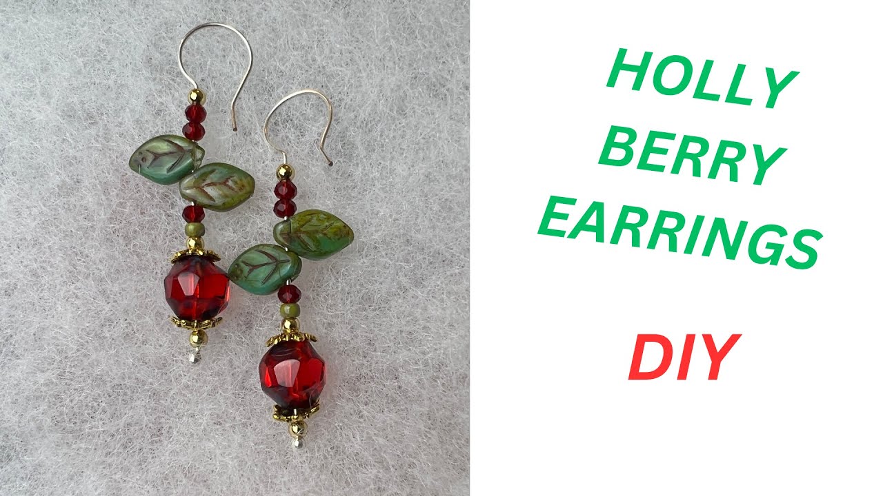 Seed bead earrings tutorial for beginners, drop earrings with double brick  stitch - YouTube