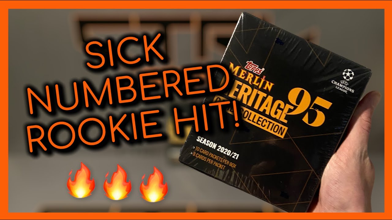 SICK AUTO + NUMBERED ROOKIE HIT!!! TOPPS MERLIN 95 HERITAGE BOX OPENING (PRODUCT REVIEW)