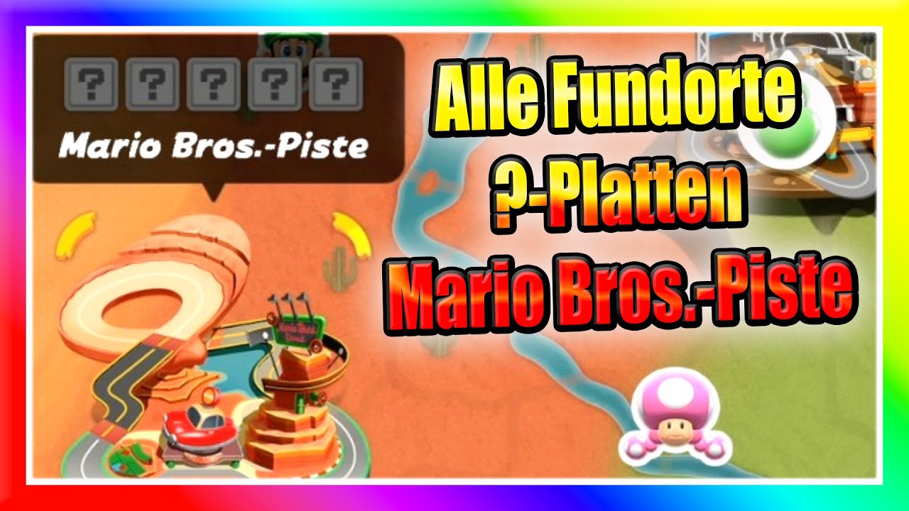 Alle Fundorte der ?-Platten in Mario Bros.-Piste - Mario Kart World