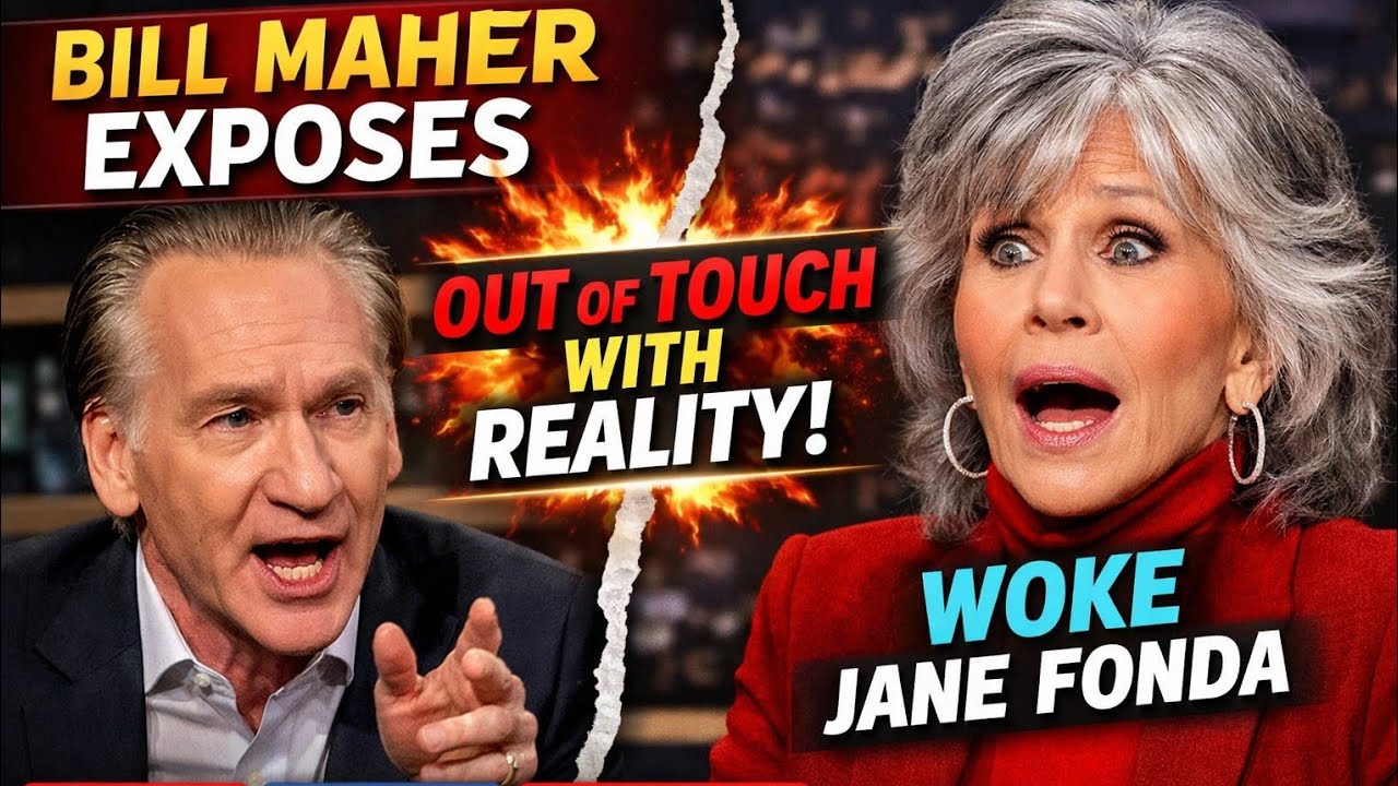 Билл Маэр разоблачает «прогрессивную» Джейн Фонду за то, что она потеряла связь с реальностью в п...