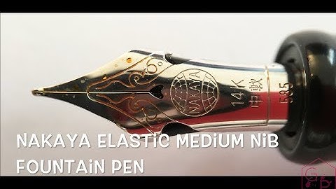 Nakaya Elastic Medium Nib Fountain Pen