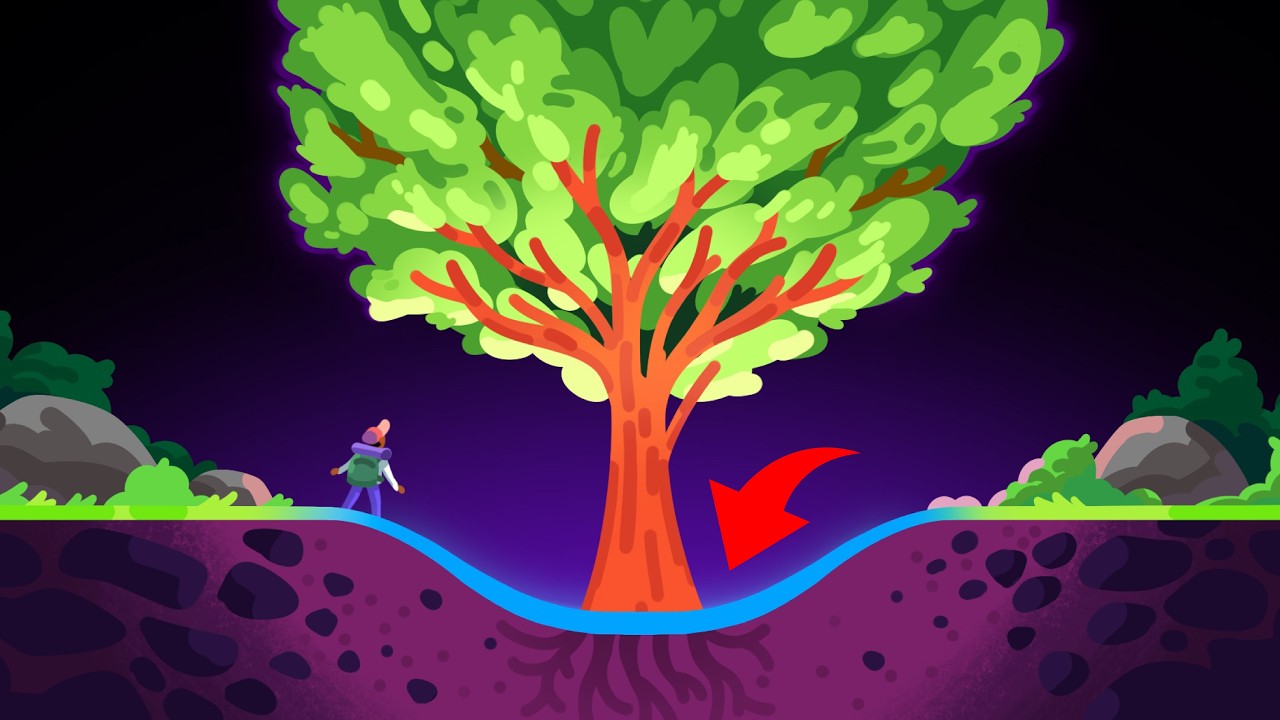 Warum gibt es keine Löcher um Bäume herum?