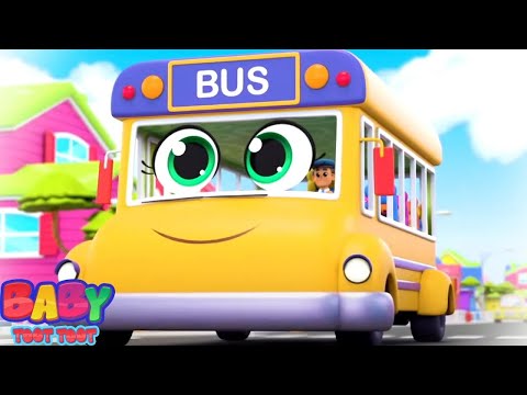 Wheels On The Bus Go Round And Round Nursery Rhymes Baby Songs Live